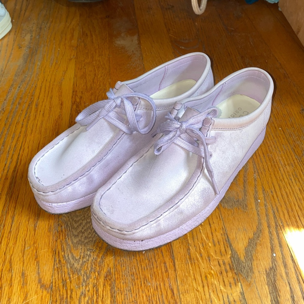 Clarks Lavender Lilac Wallabee Boot